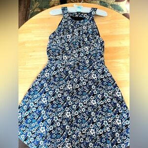 Tommy Hilfiger Navy Floral Maxi Dress
